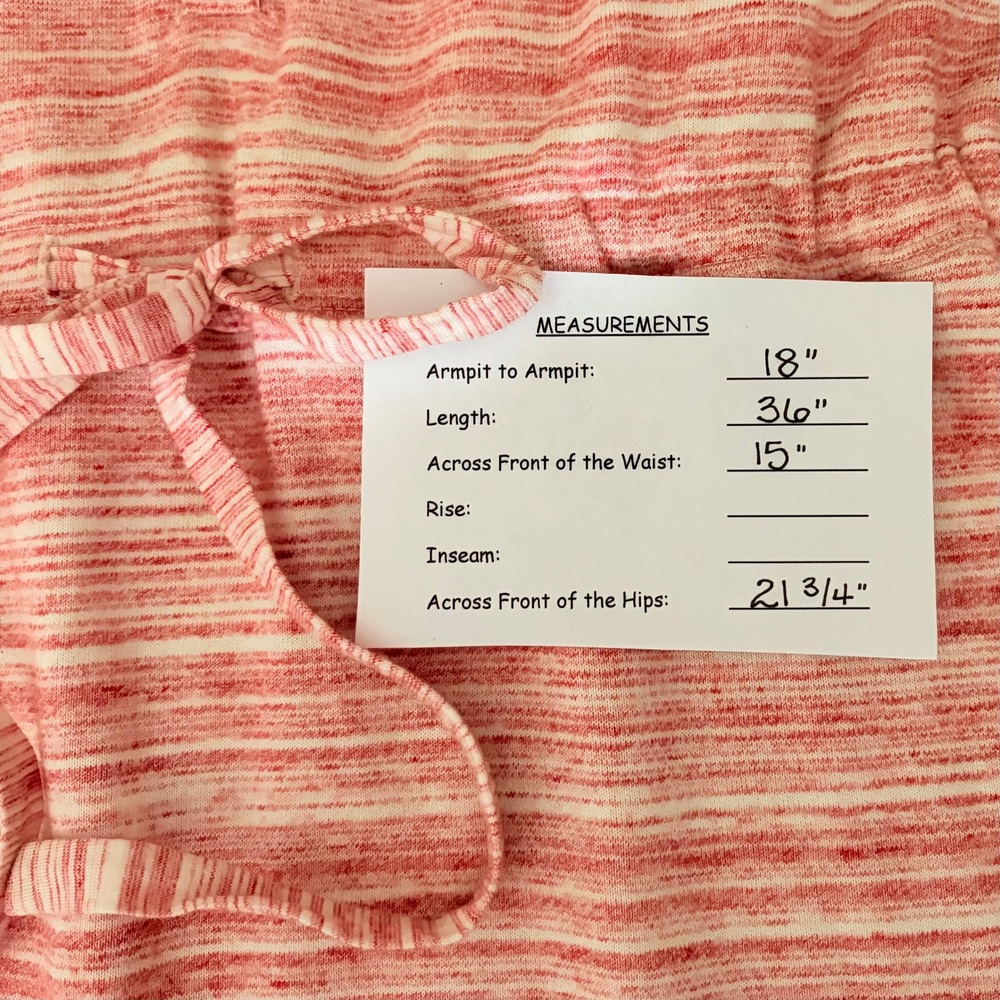 Anthropologie SATURDAY SUNDAY Poppy Chemise Pink Spacedye Knit Dress Medium - Picture 13 of 13